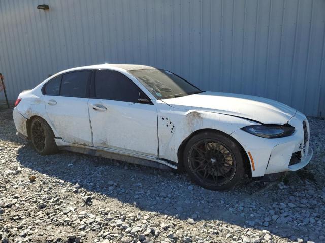 WBS43AY00NFM51221 - 2022 BMW M3 COMPETITION თეთრი ფოტო 4