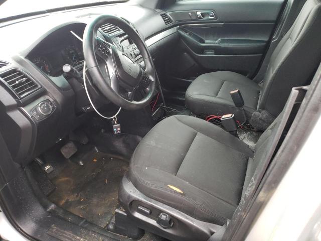 1FM5K8AR8GGA04421 - 2016 FORD EXPLORER POLICE INTERCEPTOR SILVER photo 7
