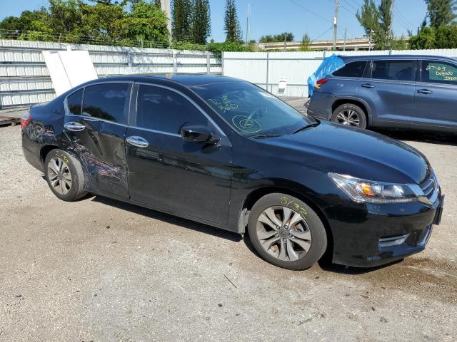 1HGCR2F3XFA130369 - 2015 HONDA ACCORD LX BLACK photo 4