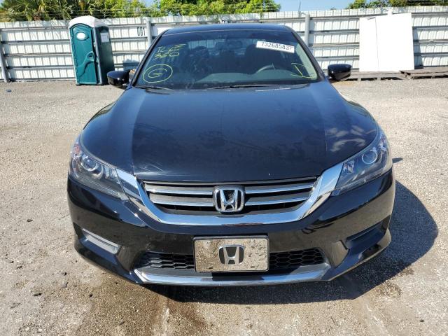 1HGCR2F3XFA130369 - 2015 HONDA ACCORD LX BLACK photo 5