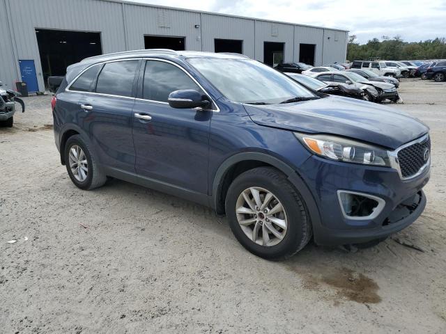 5XYPG4A39JG385080 - 2018 KIA SORENTO LX BLUE photo 4