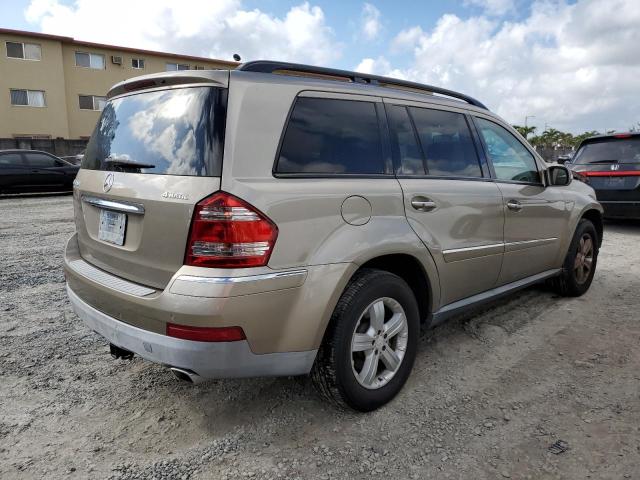 4JGBF71E78A316118 - 2008 MERCEDES-BENZ GL 450 4MATIC BEIGE photo 3