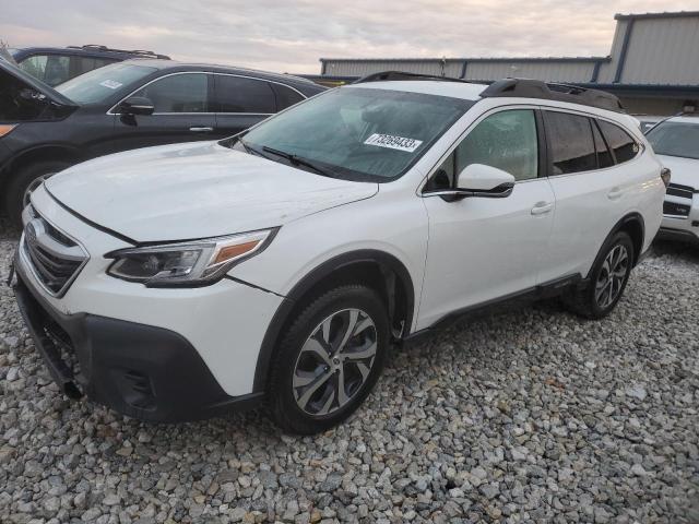 4S4BTAMC1N3104217 - 2022 SUBARU OUTBACK LIMITED WHITE photo 1