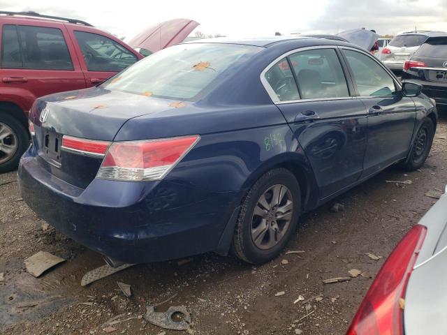 1HGCP2F35CA099419 - 2012 HONDA ACCORD LX BLUE photo 3