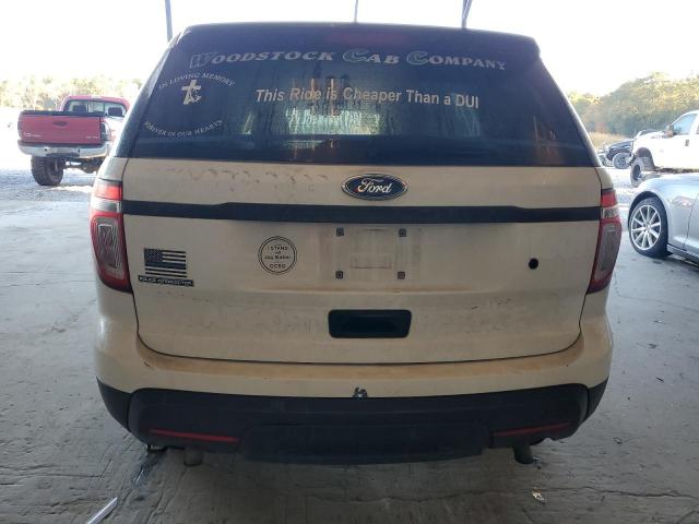 1FM5K8AR4DGA68645 - 2013 FORD EXPLORER POLICE INTERCEPTOR WHITE photo 6