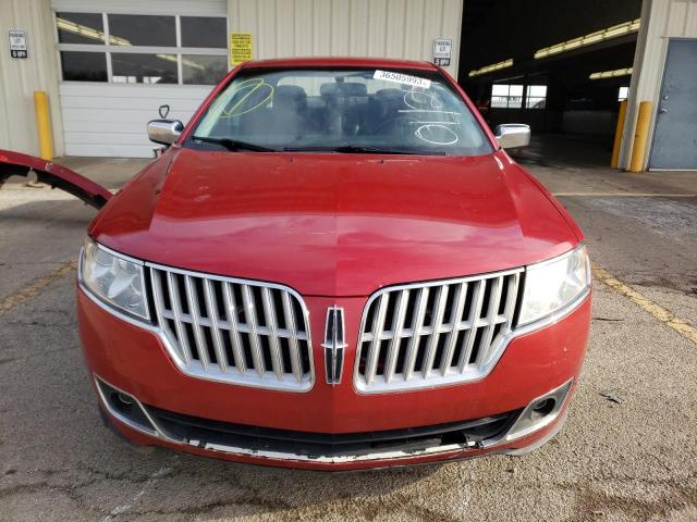 3LNHL2GC0AR753207 - 2010 LINCOLN MKZ RED photo 5