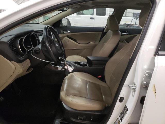 5XXGN4A72FG452316 - 2015 KIA OPTIMA EX WHITE photo 7