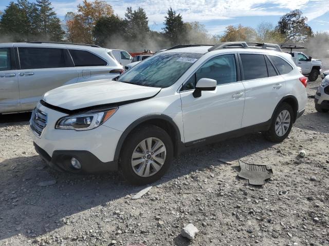 4S4BSACC5H3317079 - 2017 SUBARU OUTBACK 2.5I PREMIUM WHITE photo 1