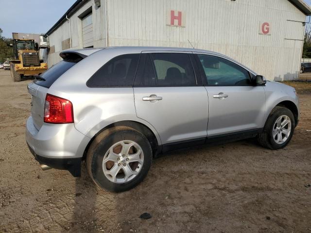 2FMDK3JC2EBA30639 - 2014 FORD EDGE SEL SILVER photo 3