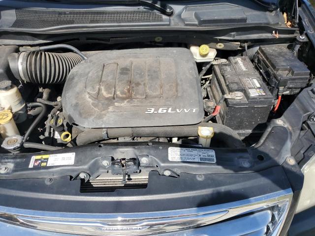 2C4RC1CG4DR623288 - 2013 CHRYSLER TOWN & COU TOURING L BLACK photo 12