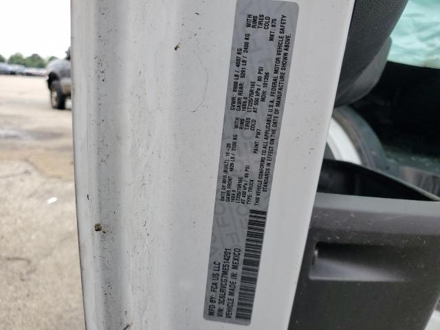 3C6LRVCG7ME514201 - 2021 RAM PROMASTER 2500 HIGH WHITE photo 13