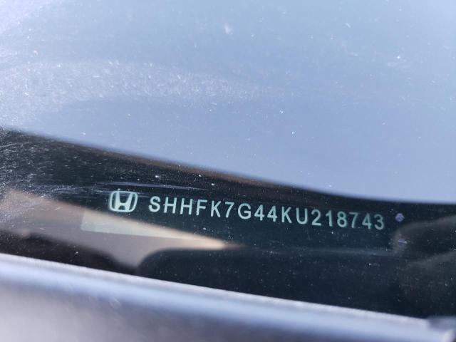 SHHFK7G44KU218743 - 2019 HONDA CIVIC SPORT შავი ფოტო 13