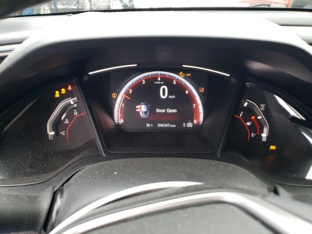 SHHFK7G44KU218743 - 2019 HONDA CIVIC SPORT შავი ფოტო 9