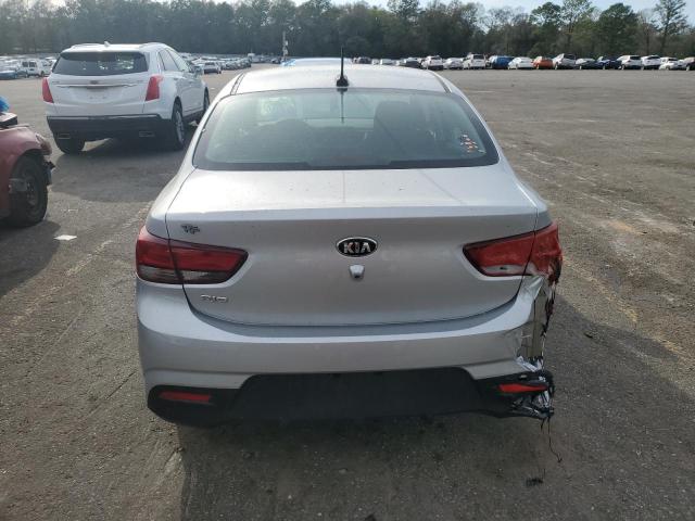 3KPA24AD8LE278809 - 2020 KIA RIO LX SILVER photo 6