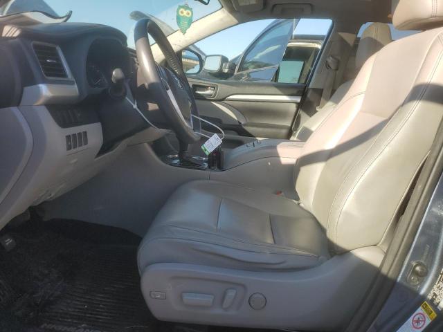 5TDJKRFH9GS281965 - 2016 TOYOTA HIGHLANDER XLE BLUE photo 7