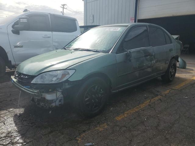 1HGES16334L020997 - 2004 HONDA CIVIC DX VP GREEN photo 1