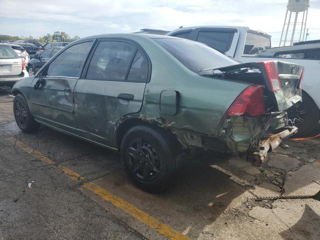 1HGES16334L020997 - 2004 HONDA CIVIC DX VP GREEN photo 2