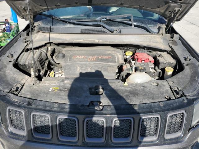 3C4NJDDB6KT795356 - 2019 JEEP COMPASS TRAILHAWK GRAY photo 11