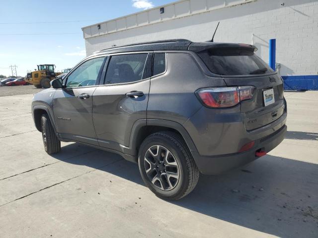 3C4NJDDB6KT795356 - 2019 JEEP COMPASS TRAILHAWK GRAY photo 2