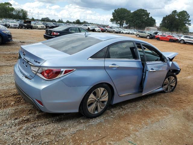 KMHEC4A41DA096237 - 2013 HYUNDAI SONATA HYBRID BLUE photo 3