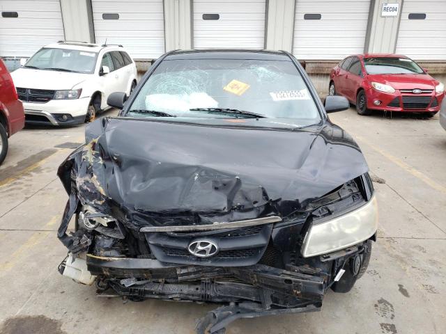 5NPET46C77H280566 - 2007 HYUNDAI SONATA GLS BLACK photo 5