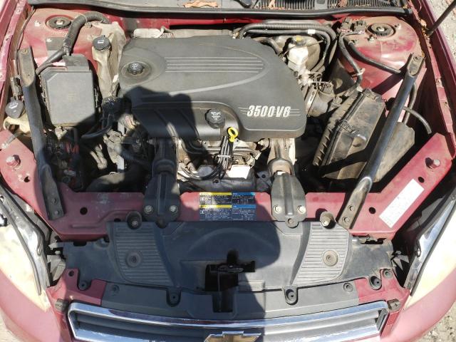 2G1WB55K069348593 - 2006 CHEVROLET IMPALA LS MAROON photo 11