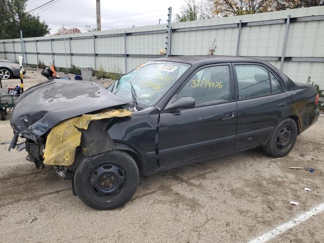 1Y1SK52892Z419557 - 2002 CHEVROLET GEO PRIZM BASE BLACK photo 1