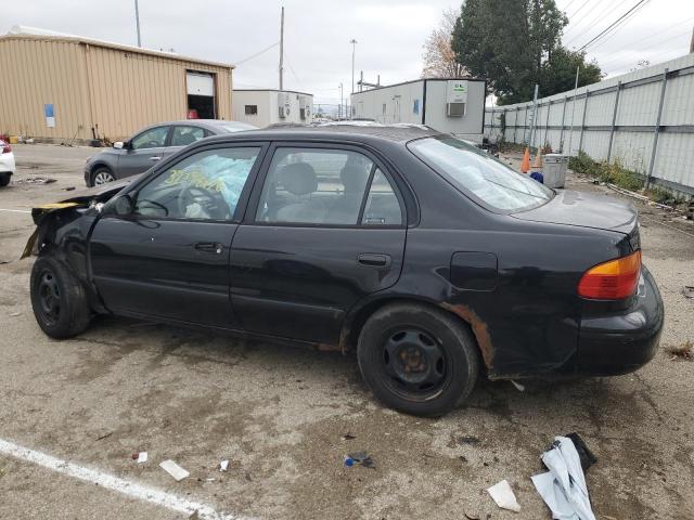 1Y1SK52892Z419557 - 2002 CHEVROLET GEO PRIZM BASE BLACK photo 2