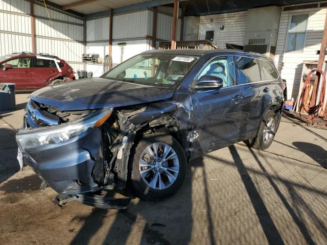 5TDJKRFH1FS160023 - 2015 TOYOTA HIGHLANDER XLE 蓝色 照片 1
