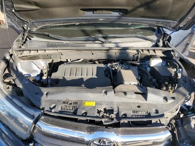 5TDJKRFH1FS160023 - 2015 TOYOTA HIGHLANDER XLE 蓝色 照片 11