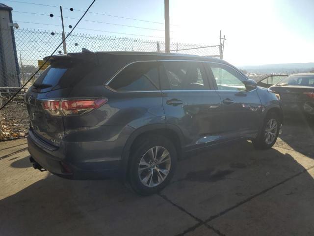 5TDJKRFH1FS160023 - 2015 TOYOTA HIGHLANDER XLE 蓝色 照片 3