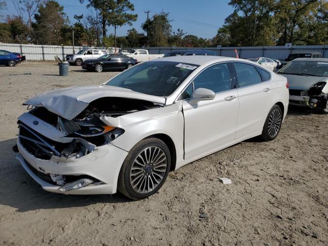 3FA6P0K99HR402988 - 2017 FORD FUSION TITANIUM WHITE photo 1