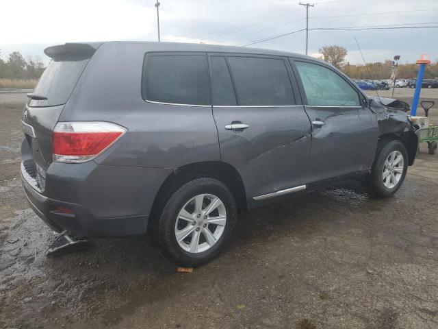 5TDBK3EH5CS155471 - 2012 TOYOTA HIGHLANDER BASE GRAY photo 3