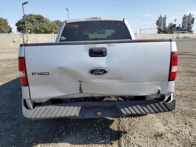 1FTRW12W25KE03907 - 2005 FORD F150 SUPERCREW SILVER photo 6