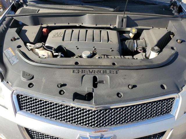 1GNKRGED4BJ204565 - 2011 CHEVROLET TRAVERSE LT ვერცხლისფერი ფოტო 11