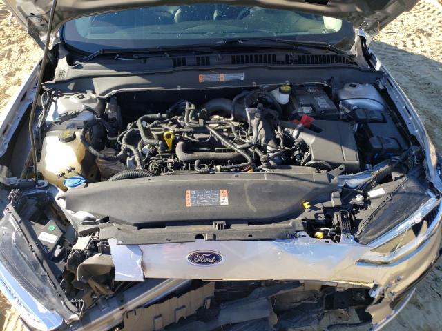 3FA6P0CD2LR207715 - 2020 FORD FUSION SEL GRAY photo 11