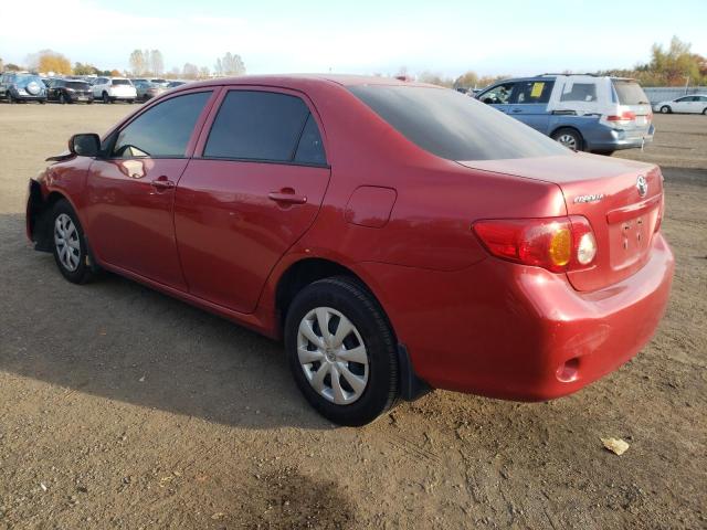 2T1BU4EEXAC207477 - 2010 TOYOTA COROLLA BASE RED photo 2