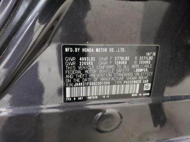 JH4KC1F98GC001304 - 2016 ACURA RLX ADVANCE CHARCOAL photo 12