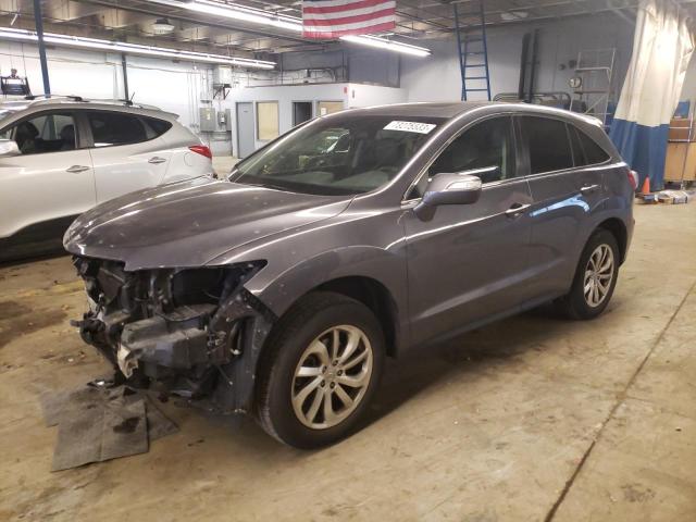 5J8TB4H38JL012458 - 2018 ACURA RDX GRAY photo 1