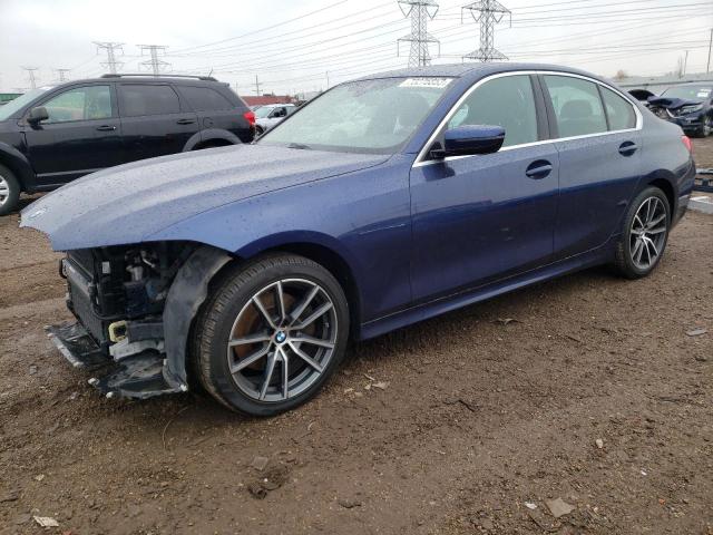 3MW5R7J01L8B06516 - 2020 BMW 330XI BLUE photo 1