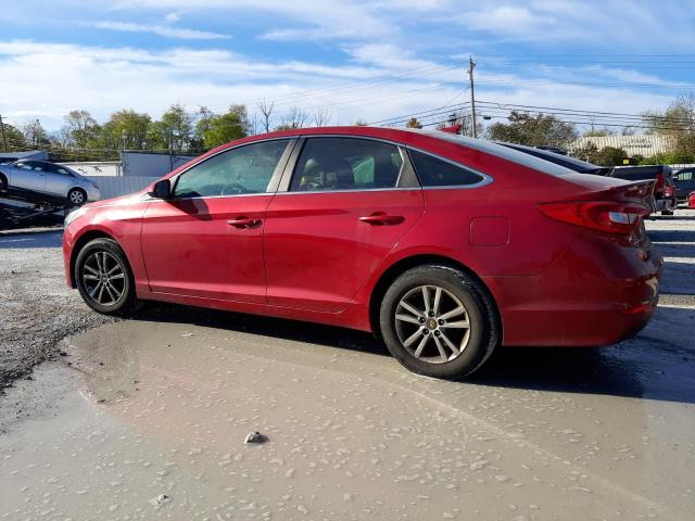 5NPE24AF7HH504392 - 2017 HYUNDAI SONATA SE RED photo 2