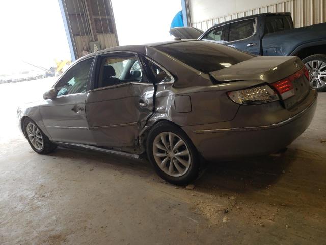 KMHFC46F98A252237 - 2008 HYUNDAI AZERA SE SILVER photo 2