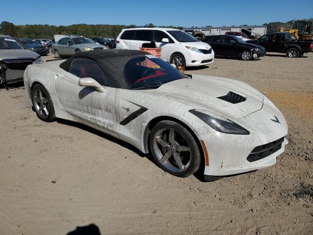 1G1YF3D70E5111483 - 2014 CHEVROLET CORVETTE STINGRAY 3LT WHITE photo 4