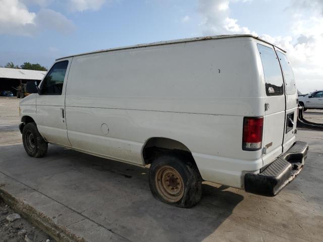 1FTNE24L01HA41240 - 2001 FORD ECONOLINE E250 VAN WHITE photo 2