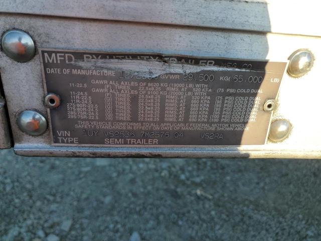 1UYVS25367M257604 - 2007 UTILITY TRAILER Կապույտ լուսանկար 10