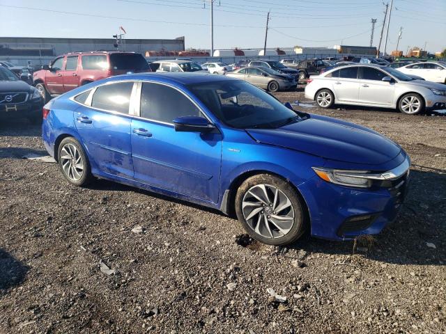 19XZE4F9XLE011198 - 2020 HONDA INSIGHT TOURING BLUE photo 4