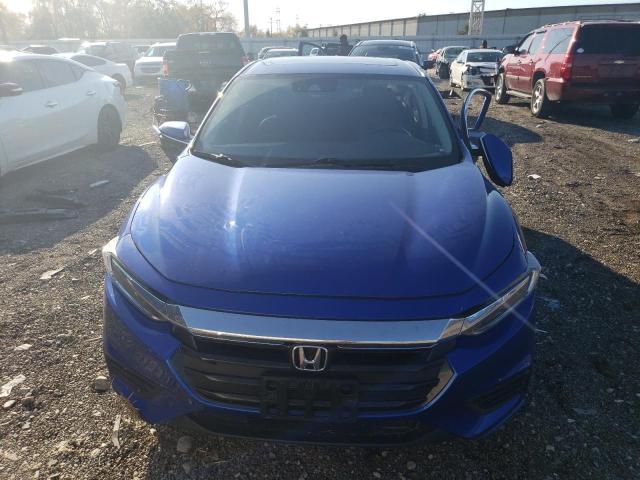 19XZE4F9XLE011198 - 2020 HONDA INSIGHT TOURING BLUE photo 5