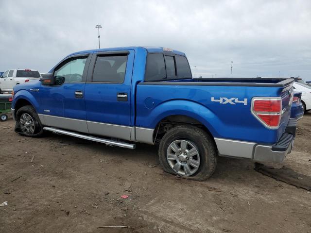 1FTFW1ET2CFA03677 - 2012 FORD F150 SUPERCREW BLUE photo 2