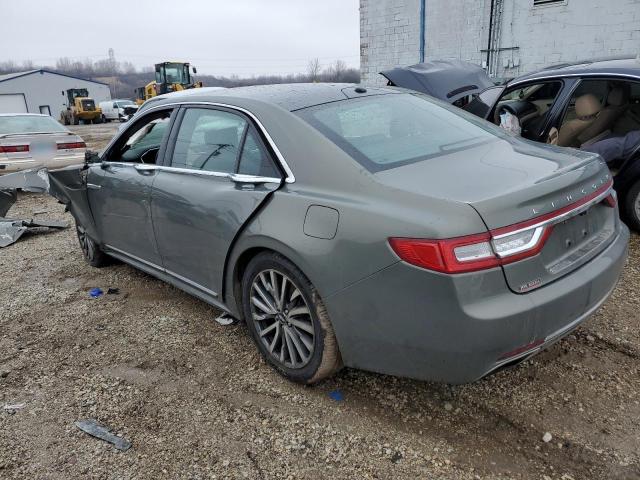 1LN6L9TK8H5607180 - 2017 LINCOLN CONTINENTA SELECT GRAY photo 2