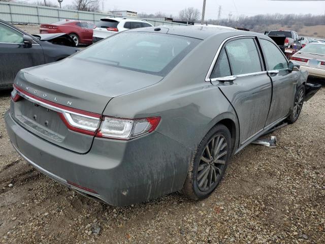 1LN6L9TK8H5607180 - 2017 LINCOLN CONTINENTA SELECT GRAY photo 3